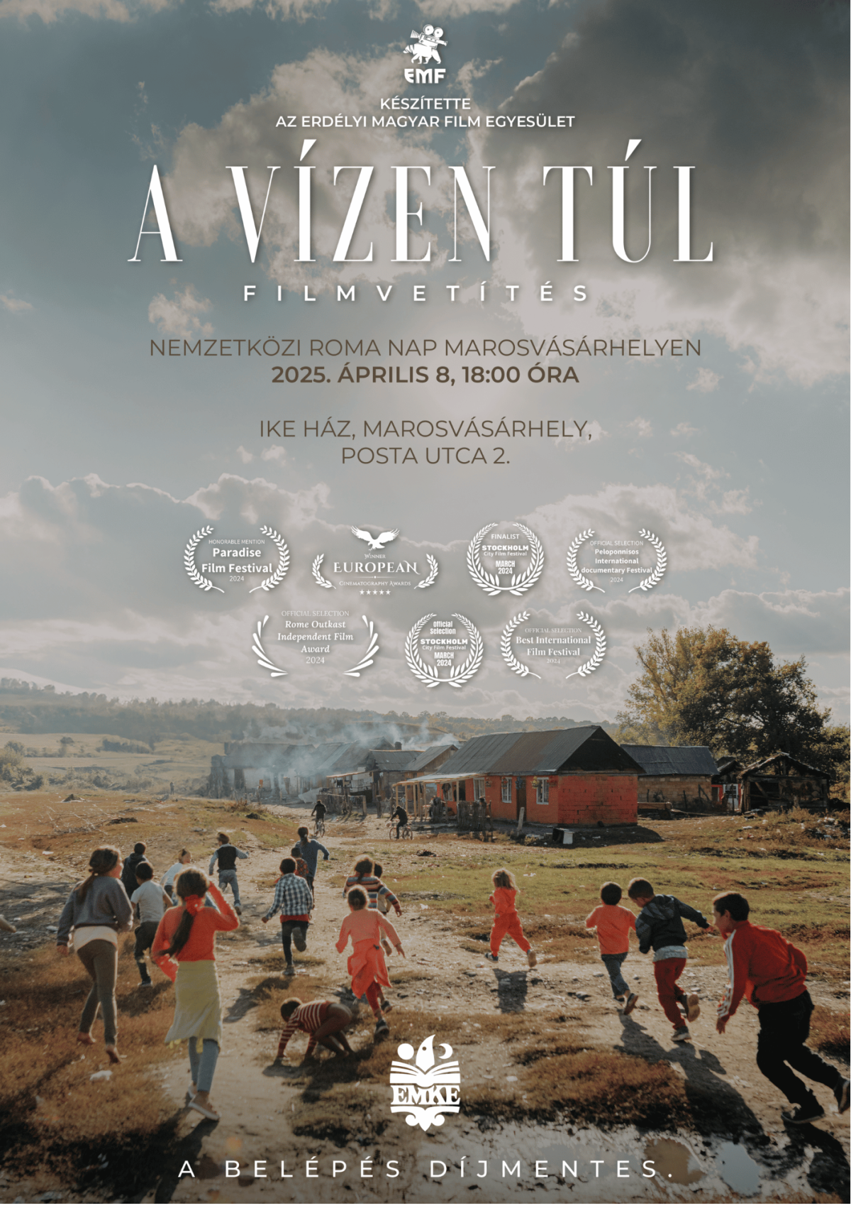 A vízen túl plakát