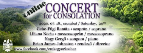 Concert for consolation – plakát
